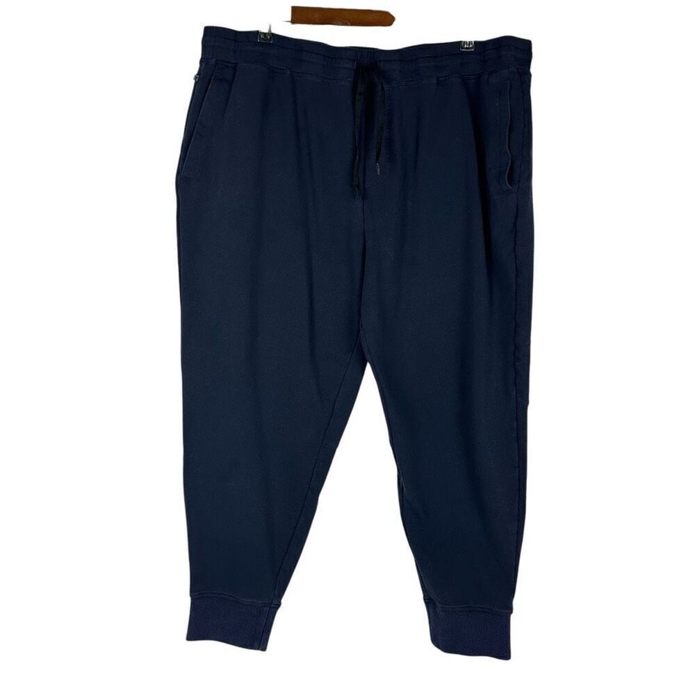 Tommy John Men's Luxe French Terry Pant Blue XXL